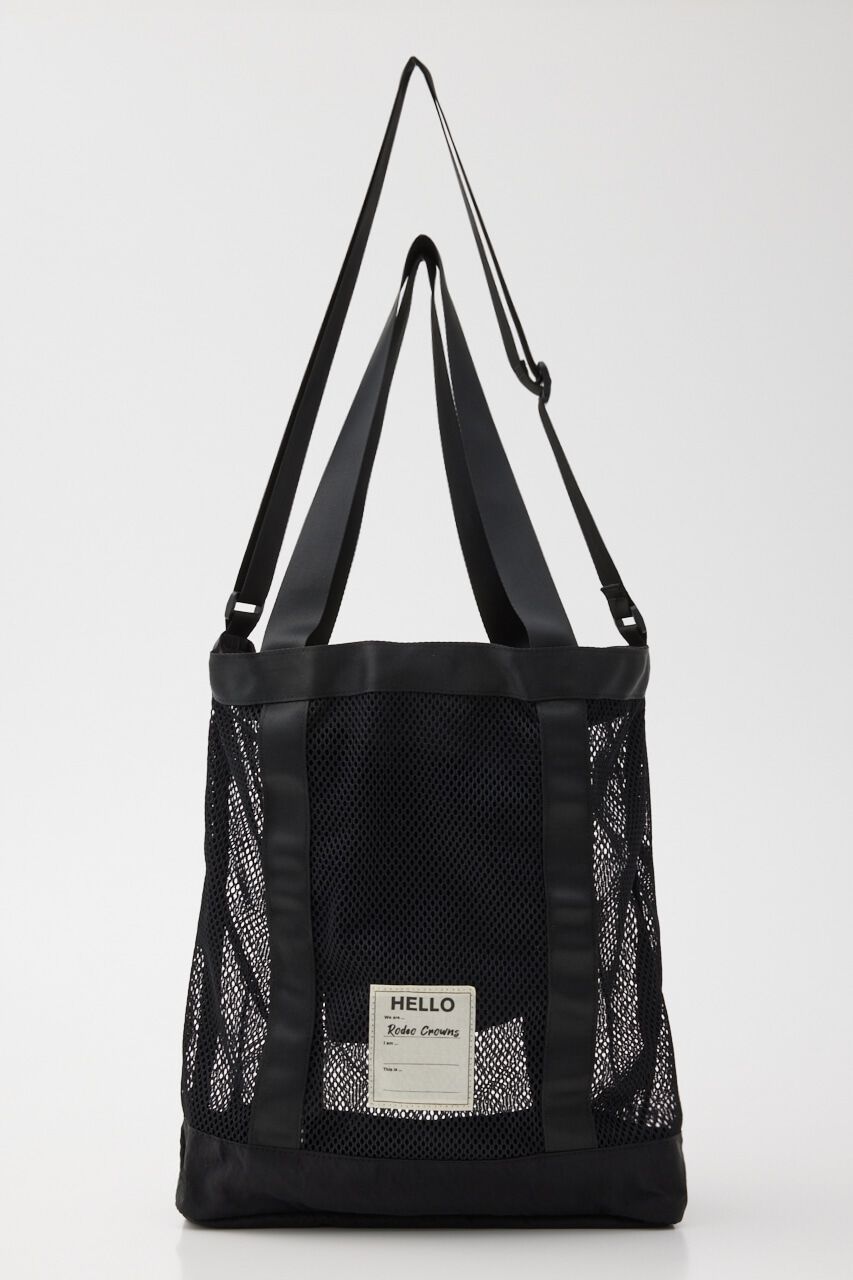 RODEO CROWNS「メッシュショルダーバッグ」|その他|BLK