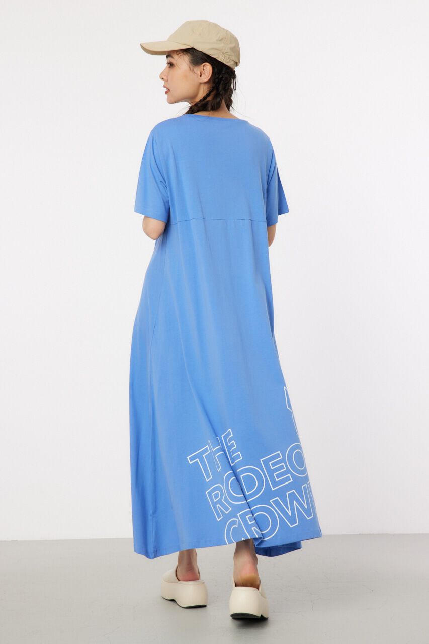 RODEO CROWNS「ラインクラウンロゴマキシTワンピース」|ワンピース|
