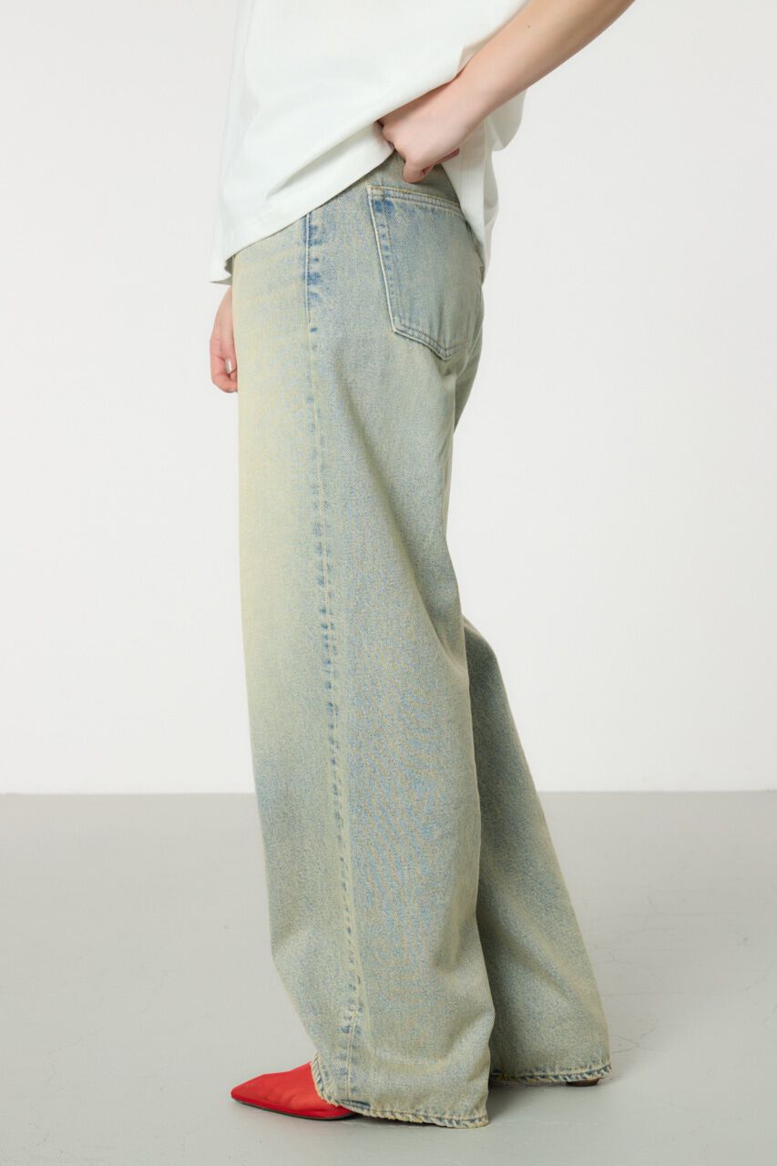 RODEO CROWNS「オールドウォッシュワイドルーズデニム」|デニム|