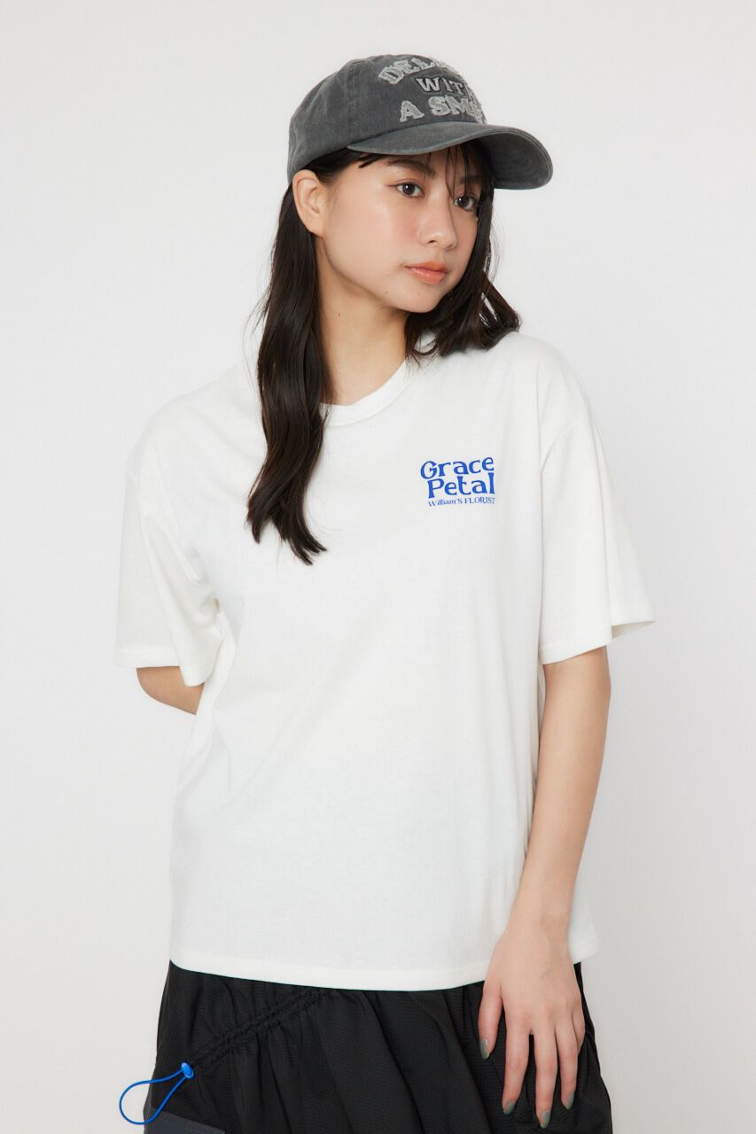 RODEO CROWNS「GRACE PETAL Tシャツ」|Tシャツ・カットソー|O/WHT1