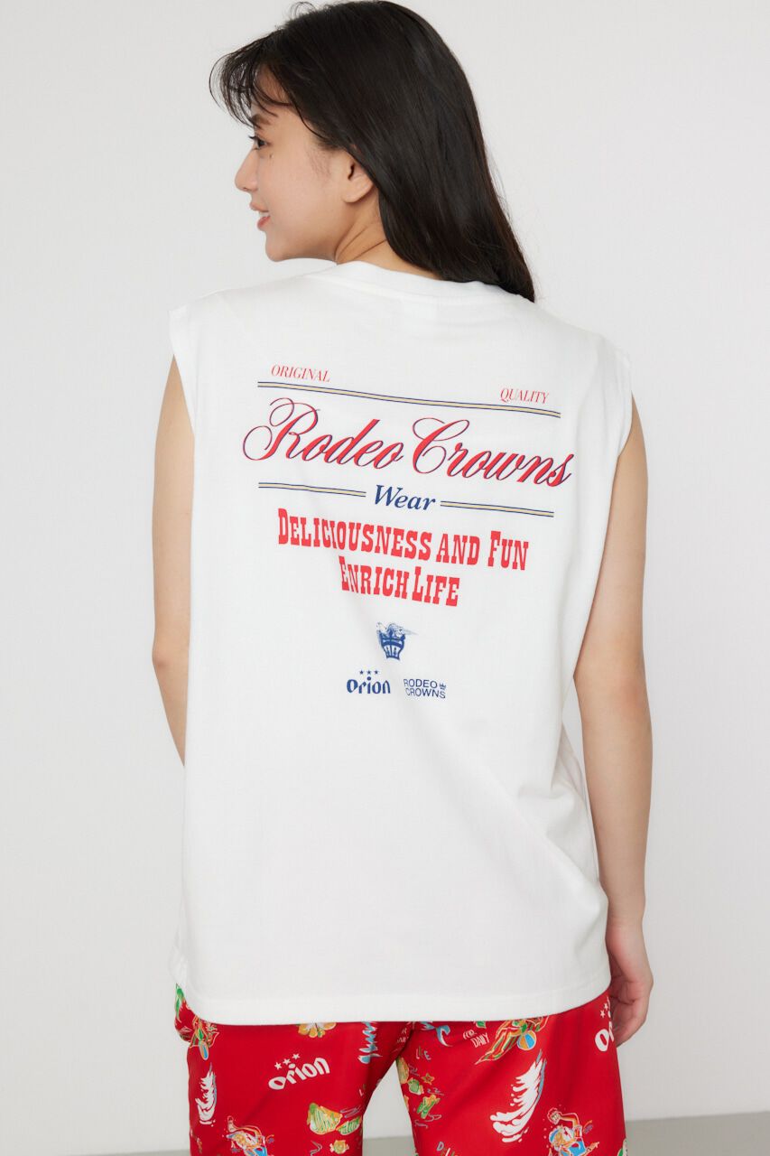 RODEO CROWNS「Orion Beer x RCSノースリーブトップス」|タンクトップ|