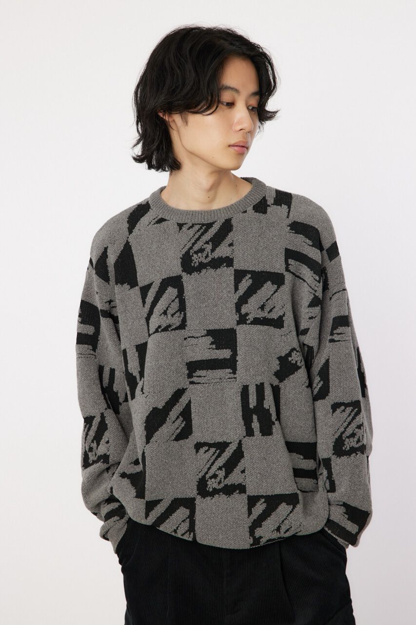 RODEO CROWNS「block checker ニット」|ニット・セーター|