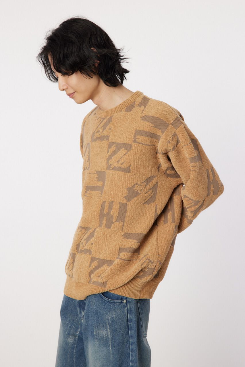 RODEO CROWNS「block checker ニット」|ニット・セーター|