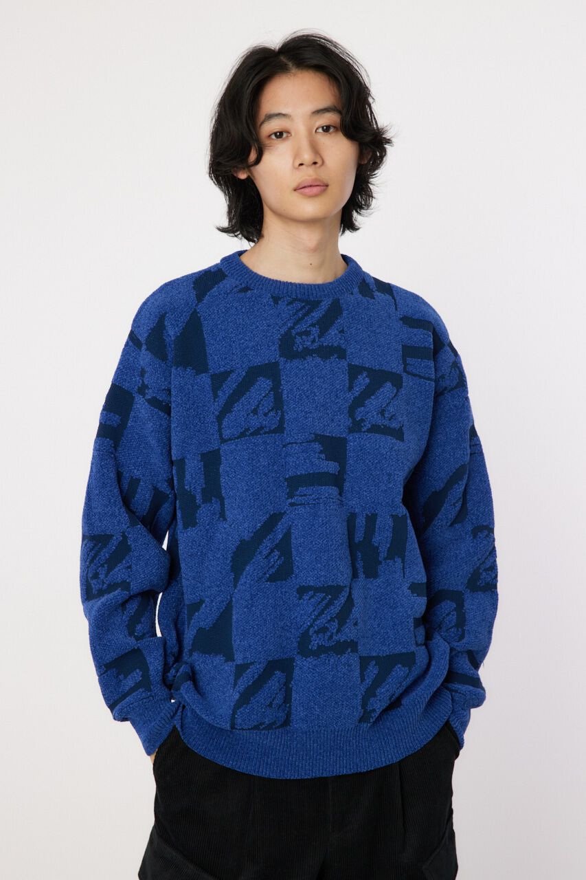 RODEO CROWNS「block checker ニット」|ニット・セーター|