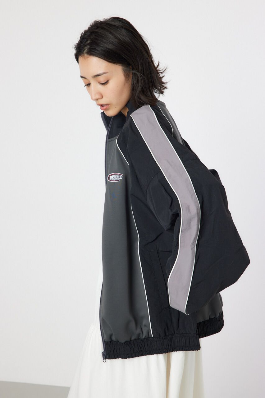 RODEO CROWNS「ナイロン&times;ジャージトラックジャケット」|ブルゾン・スタジャン|