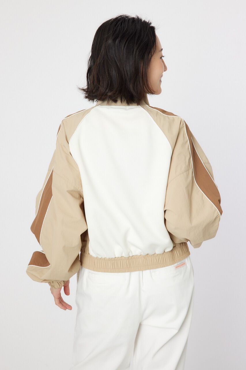 RODEO CROWNS「ナイロン&times;ジャージトラックジャケット」|ブルゾン・スタジャン|