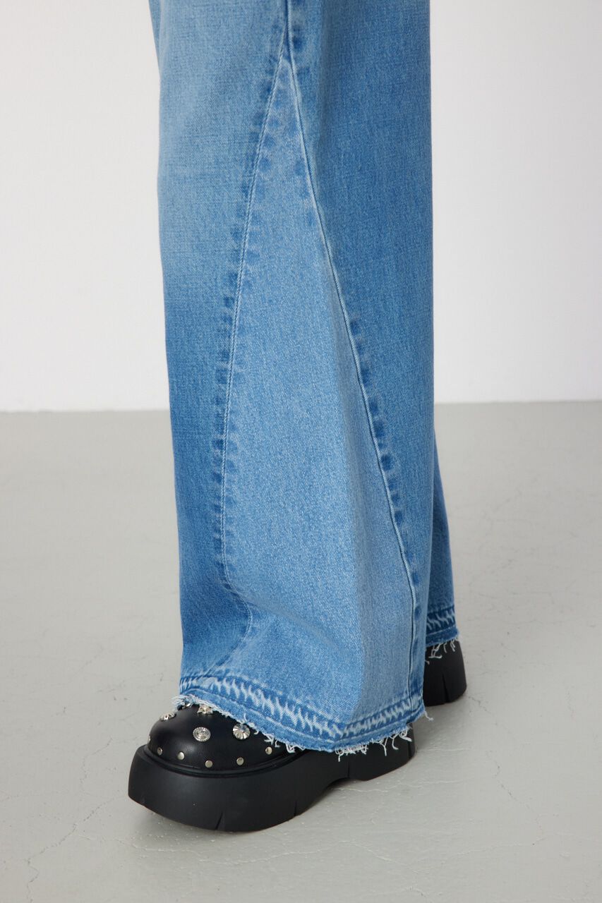 RODEO CROWNS「フレア バギーパンツ」|デニム|