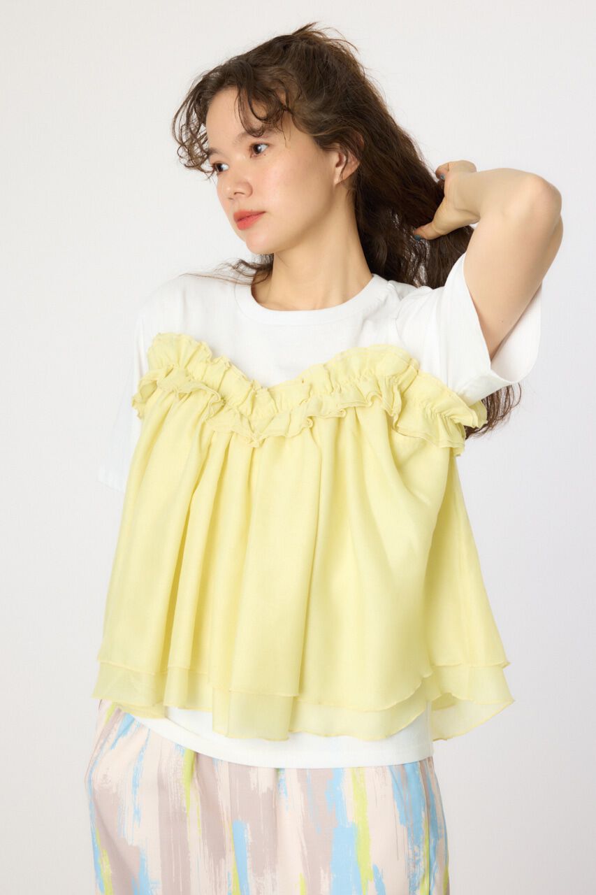 RODEO CROWNS「2WAYビスチェセットTシャツ」|Tシャツ・カットソー|L/YEL1