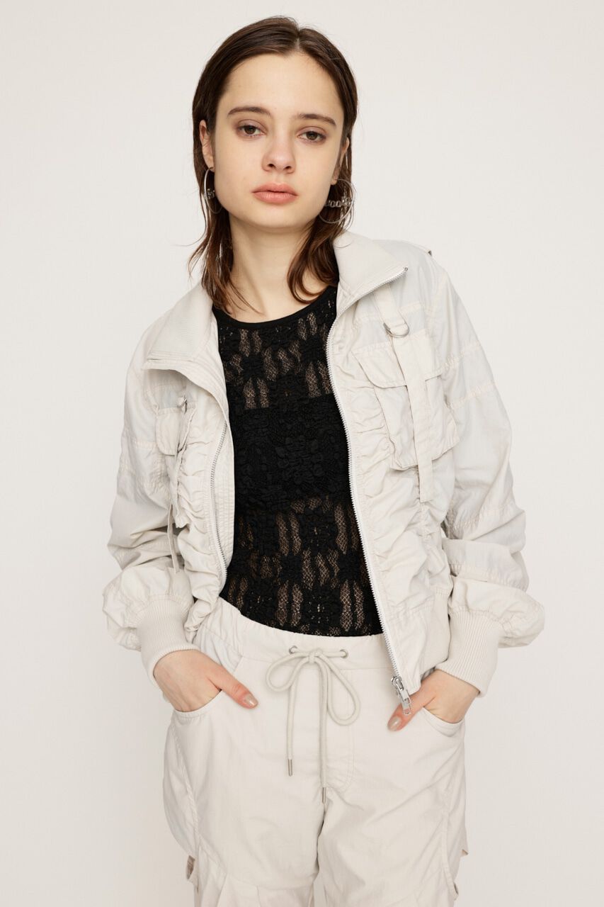 SLY「NYLON MILITARY ジャケット」|ブルゾン・スタジャン|IVOY3