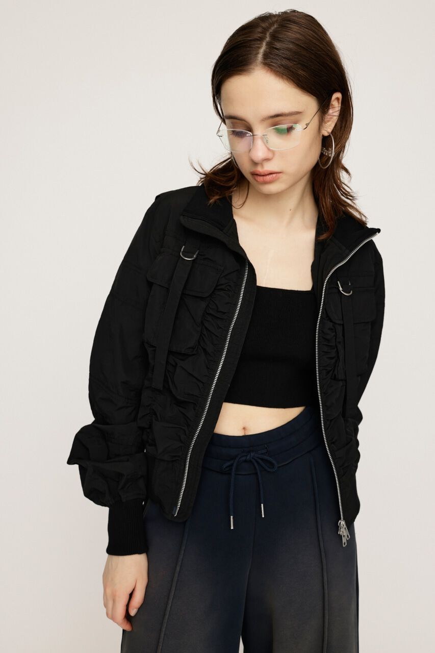 SLY「NYLON MILITARY ジャケット」|ブルゾン・スタジャン|