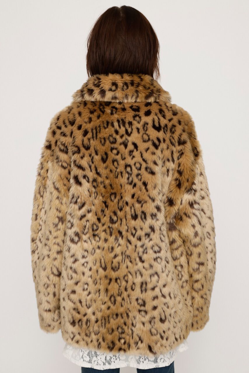 LEOPARD F／FUR FRONT HOOK コート（SLY）｜ルミネのファッション通販