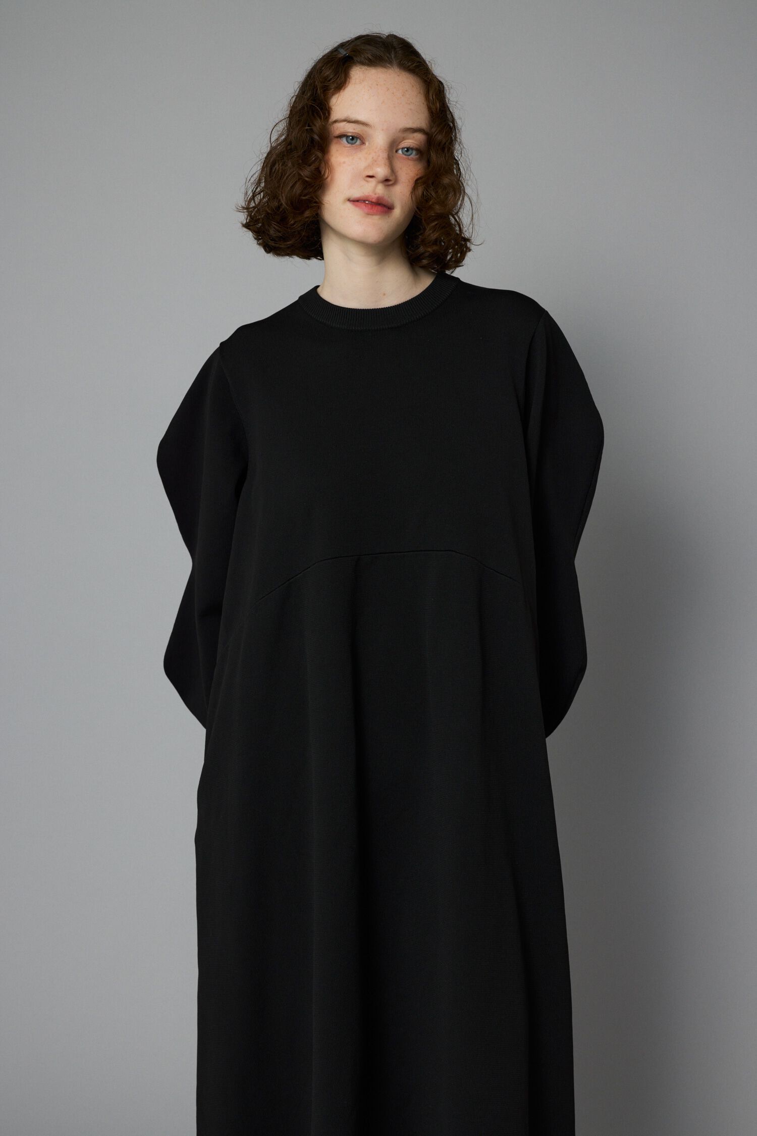 HeRIN.CYE「Mountain sleeve docking dress」|ワンピース|