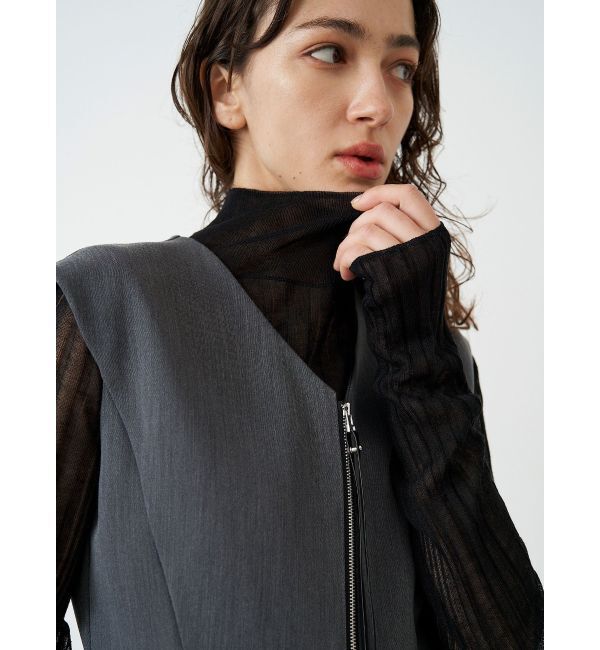 ELENDEEK「CENTER ZIP I-LINE OP」|ワンピース|