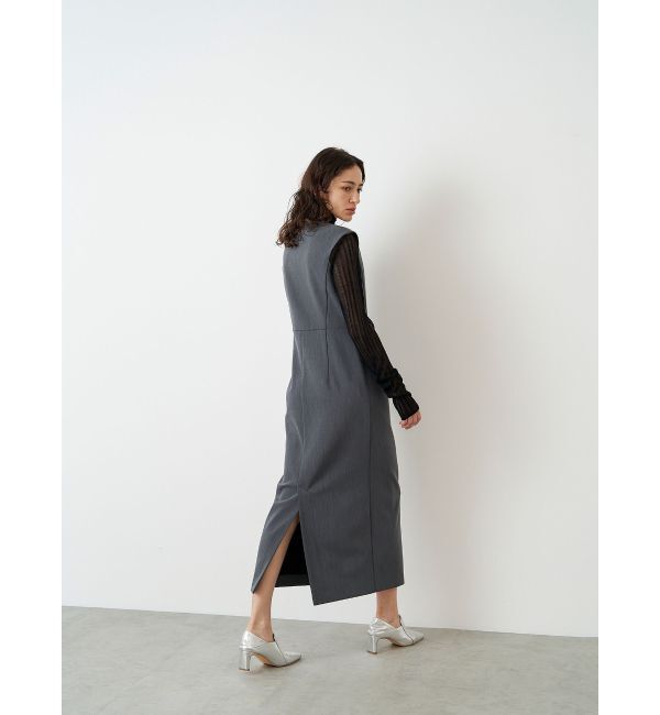 ELENDEEK「CENTER ZIP I-LINE OP」|ワンピース|