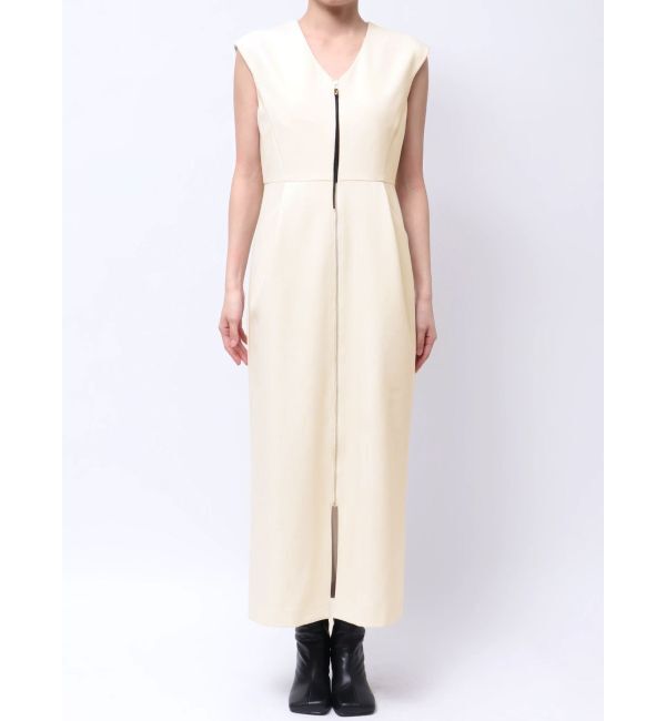 ELENDEEK「CENTER ZIP I-LINE OP」|ワンピース|