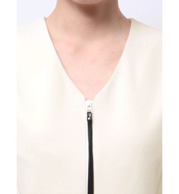 ELENDEEK「CENTER ZIP I-LINE OP」|ワンピース|