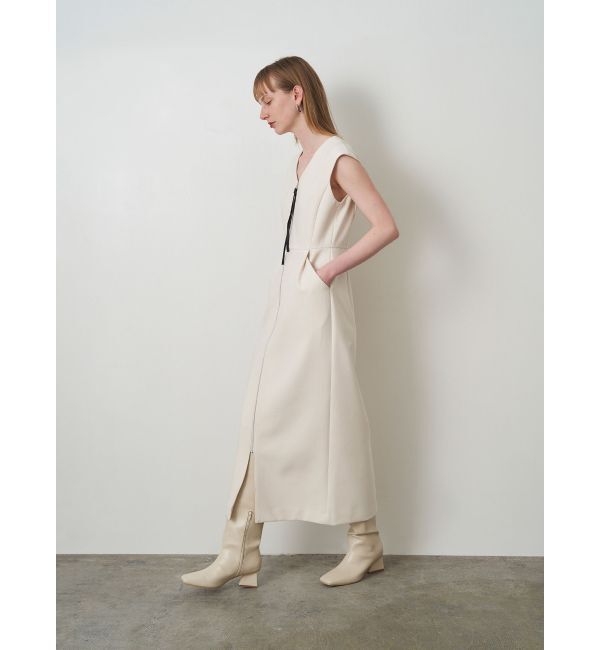 ELENDEEK「CENTER ZIP I-LINE OP」|ワンピース|