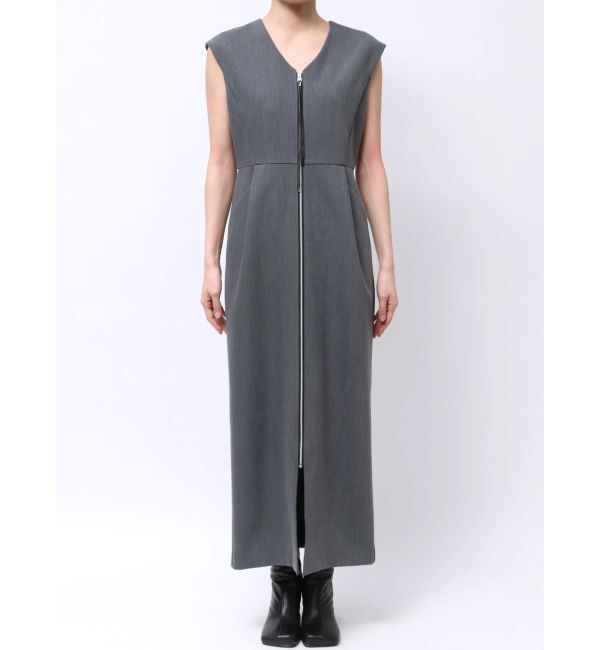 ELENDEEK「CENTER ZIP I-LINE OP」|ワンピース|