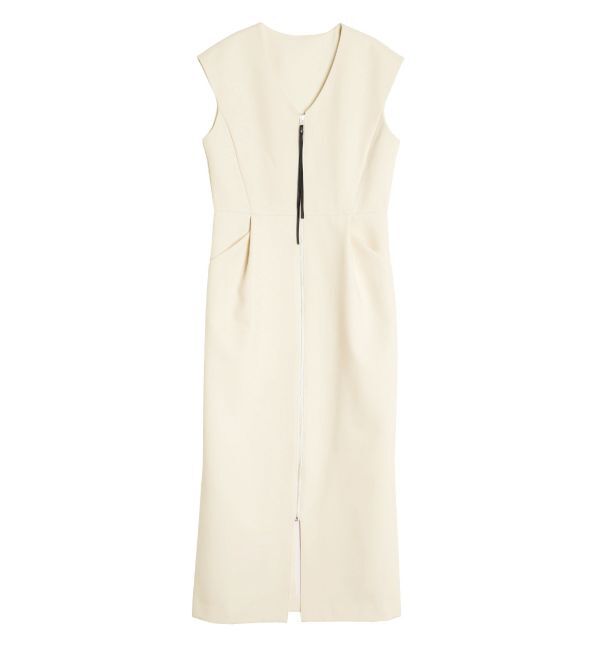 ELENDEEK「CENTER ZIP I-LINE OP」|ワンピース|