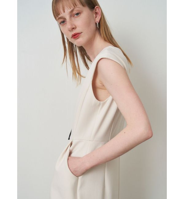 ELENDEEK「CENTER ZIP I-LINE OP」|ワンピース|