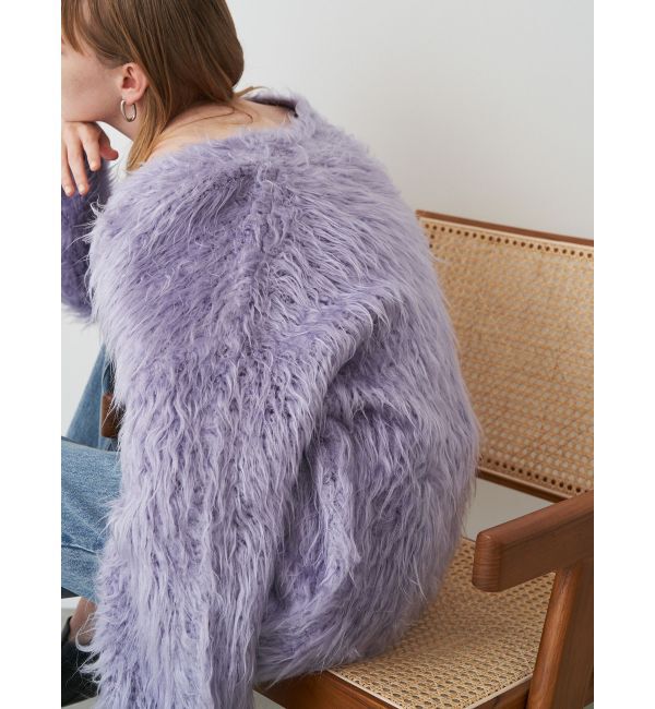 ELENDEEK「SUPER LONG SHAGGY CD」|カーディガン|