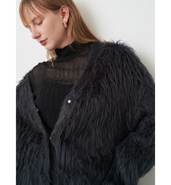 ELENDEEK「SUPER LONG SHAGGY CD」|カーディガン|