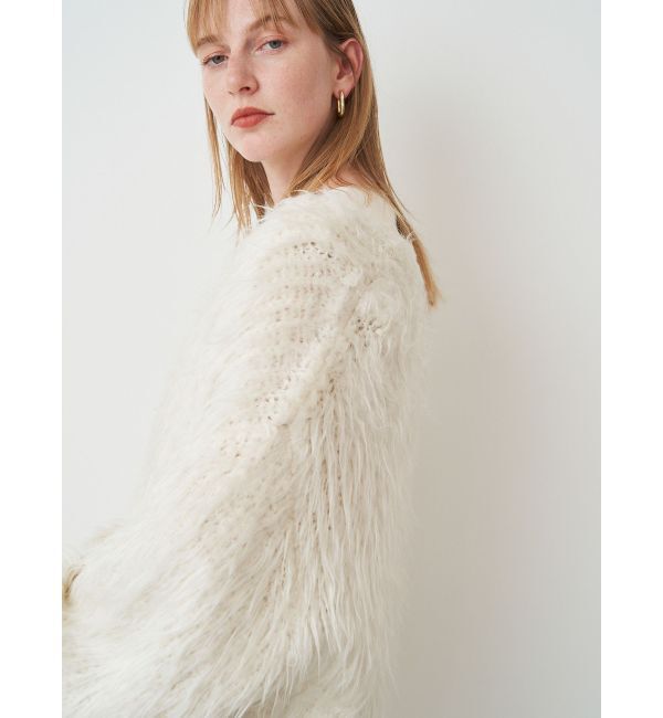 ELENDEEK「SUPER LONG SHAGGY CD」|カーディガン|