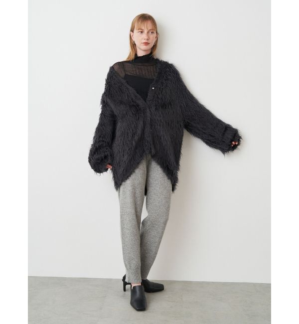 ELENDEEK「SUPER LONG SHAGGY CD」|カーディガン|