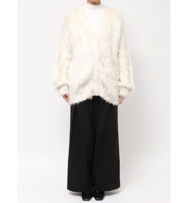 ELENDEEK「SUPER LONG SHAGGY CD」|カーディガン|