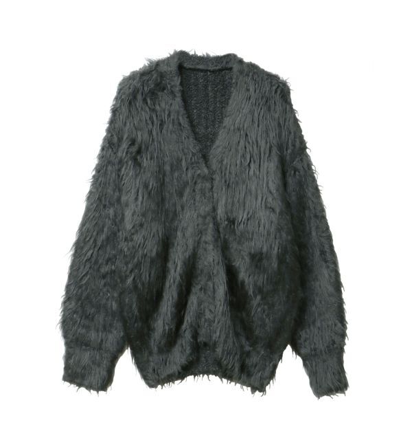 ELENDEEK「SUPER LONG SHAGGY CD」|カーディガン|