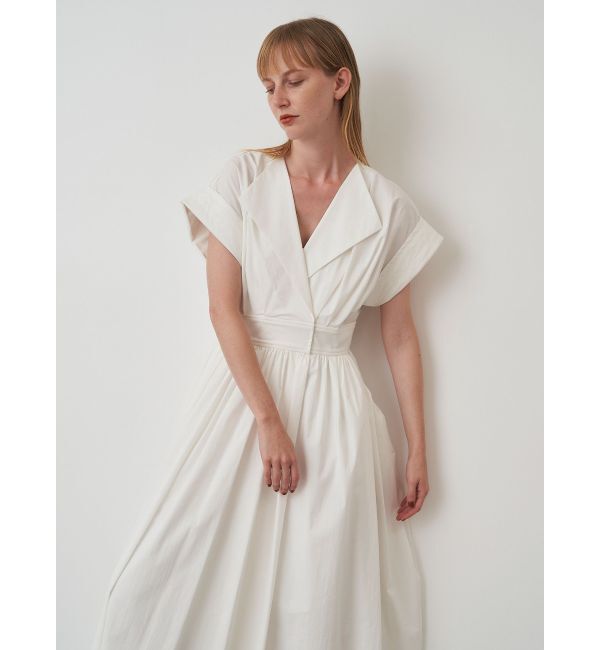 ELENDEEK「OPEN COLLAR SHIRT OP」|ワンピース|