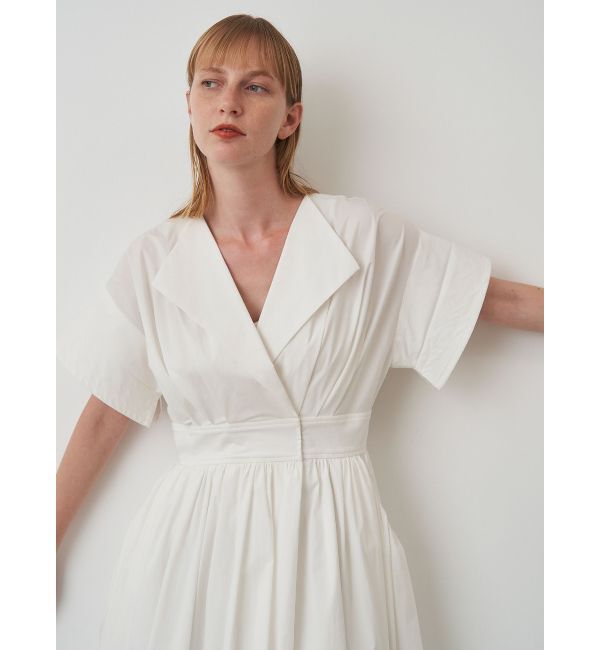 ELENDEEK「OPEN COLLAR SHIRT OP」|ワンピース|