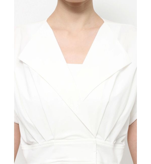 ELENDEEK「OPEN COLLAR SHIRT OP」|ワンピース|