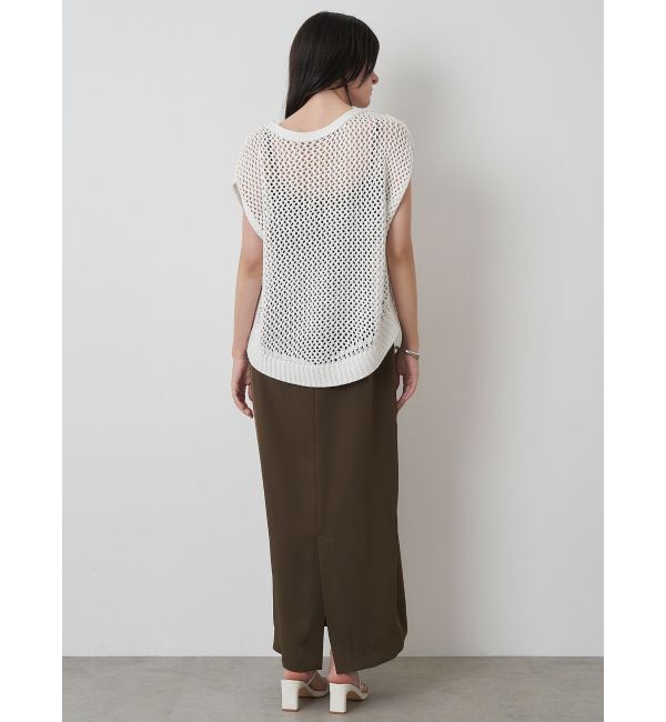 ELENDEEK「LAPEL I-LINE CAMI OP」|ワンピース|