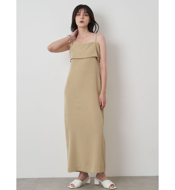 ELENDEEK「LAPEL I-LINE CAMI OP」|ワンピース|