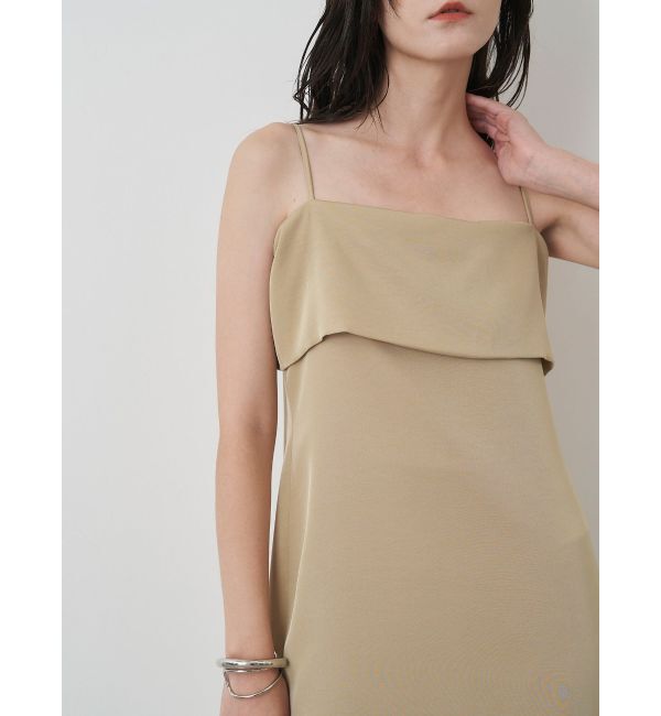 ELENDEEK「LAPEL I-LINE CAMI OP」|ワンピース|