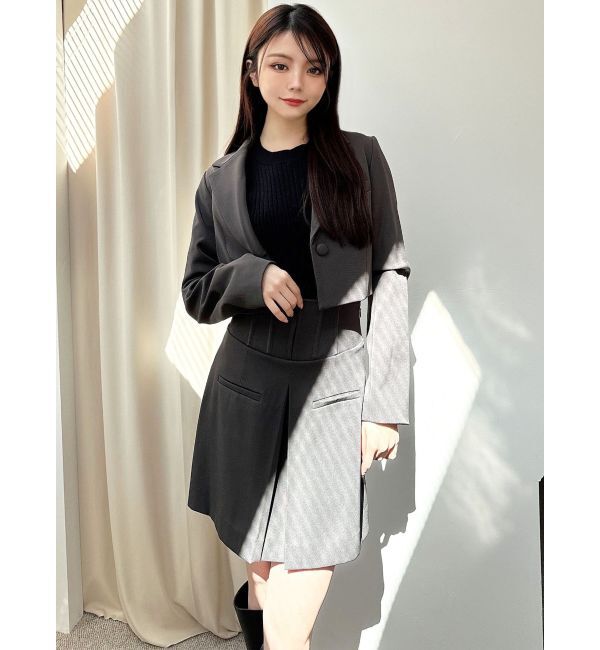 RESEXXY「コルセットミニスカート【セットアップ着用可能】」|スカート|