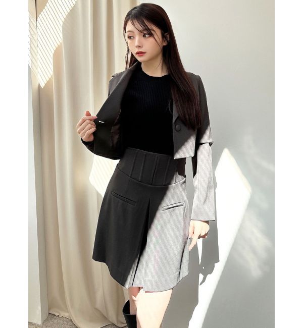 RESEXXY「コルセットミニスカート【セットアップ着用可能】」|スカート|