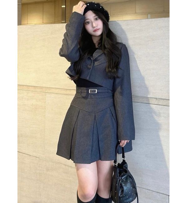 RESEXXY「クロップドジャケット【セットアップ着用可能】」|テーラードジャケット|