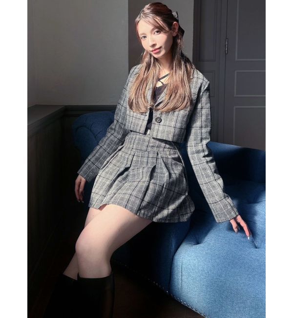 RESEXXY「クロップドジャケット【セットアップ着用可能】」|テーラードジャケット|