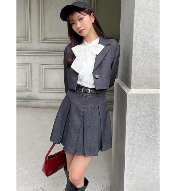 RESEXXY「クロップドジャケット【セットアップ着用可能】」|テーラードジャケット|