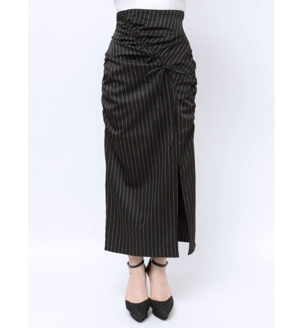 RESEXXY「ギャザーデザインタイトスカート」|スカート|