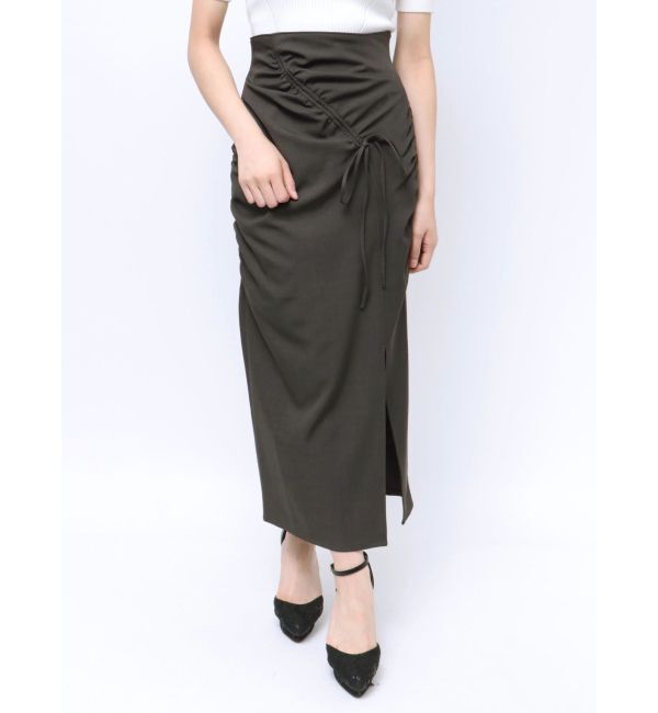 RESEXXY「ギャザーデザインタイトスカート」|スカート|