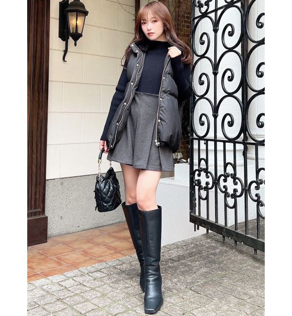 RESEXXY「ネックファーダウンベスト」|ダウンベスト・ベスト|