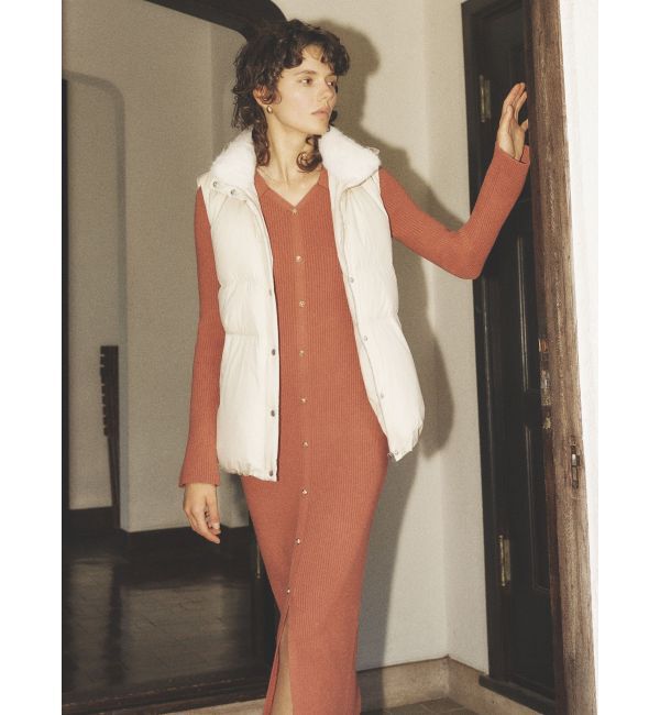 RESEXXY「ネックファーダウンベスト」|ダウンベスト・ベスト|