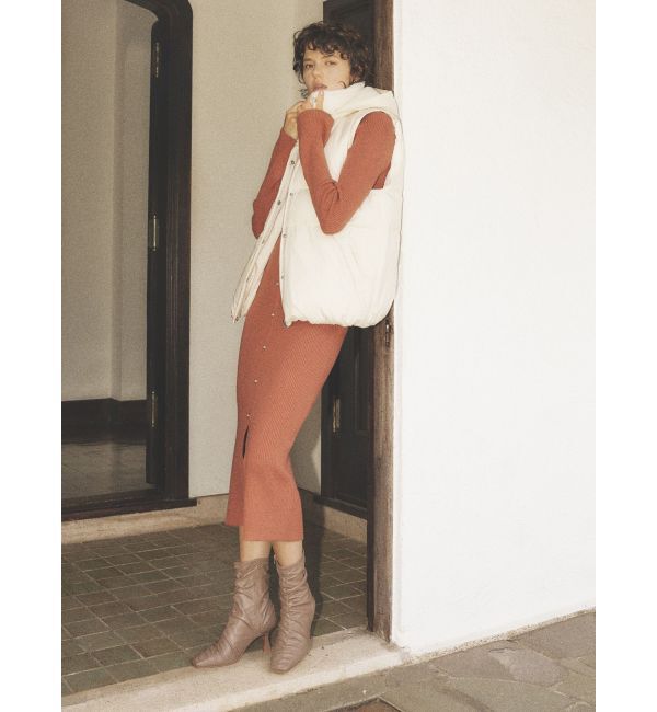 RESEXXY「ネックファーダウンベスト」|ダウンベスト・ベスト|