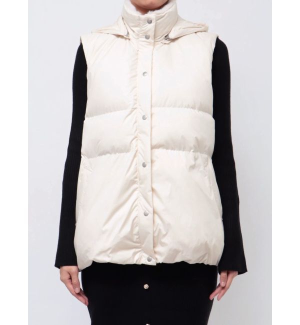RESEXXY「ネックファーダウンベスト」|ダウンベスト・ベスト|