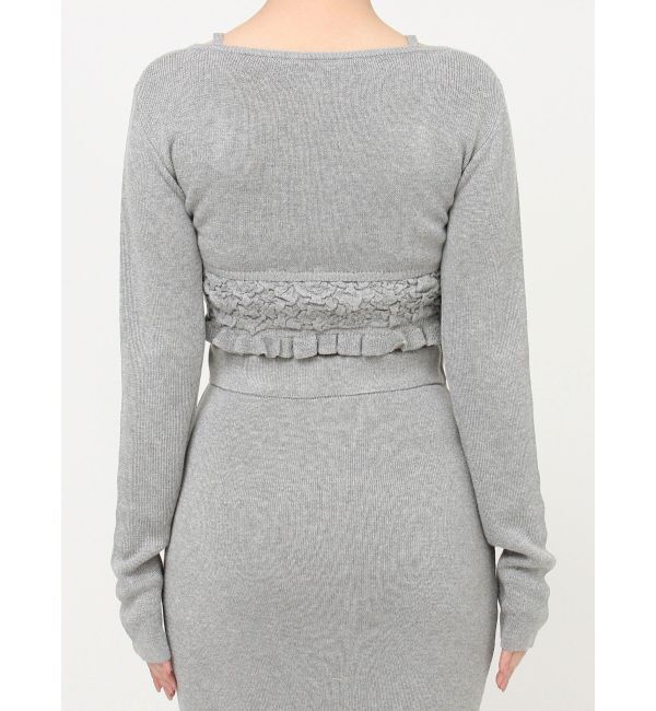 RESEXXY「シャーリングニットトップス【セットアップ着用可能】」|ニット・セーター|