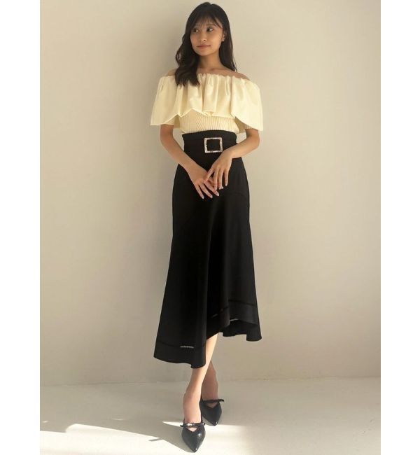 RESEXXY「アシンメトリーフレアマーメイドスカート」|スカート|