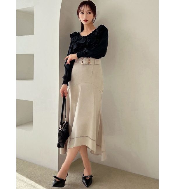 RESEXXY「アシンメトリーフレアマーメイドスカート」|スカート|